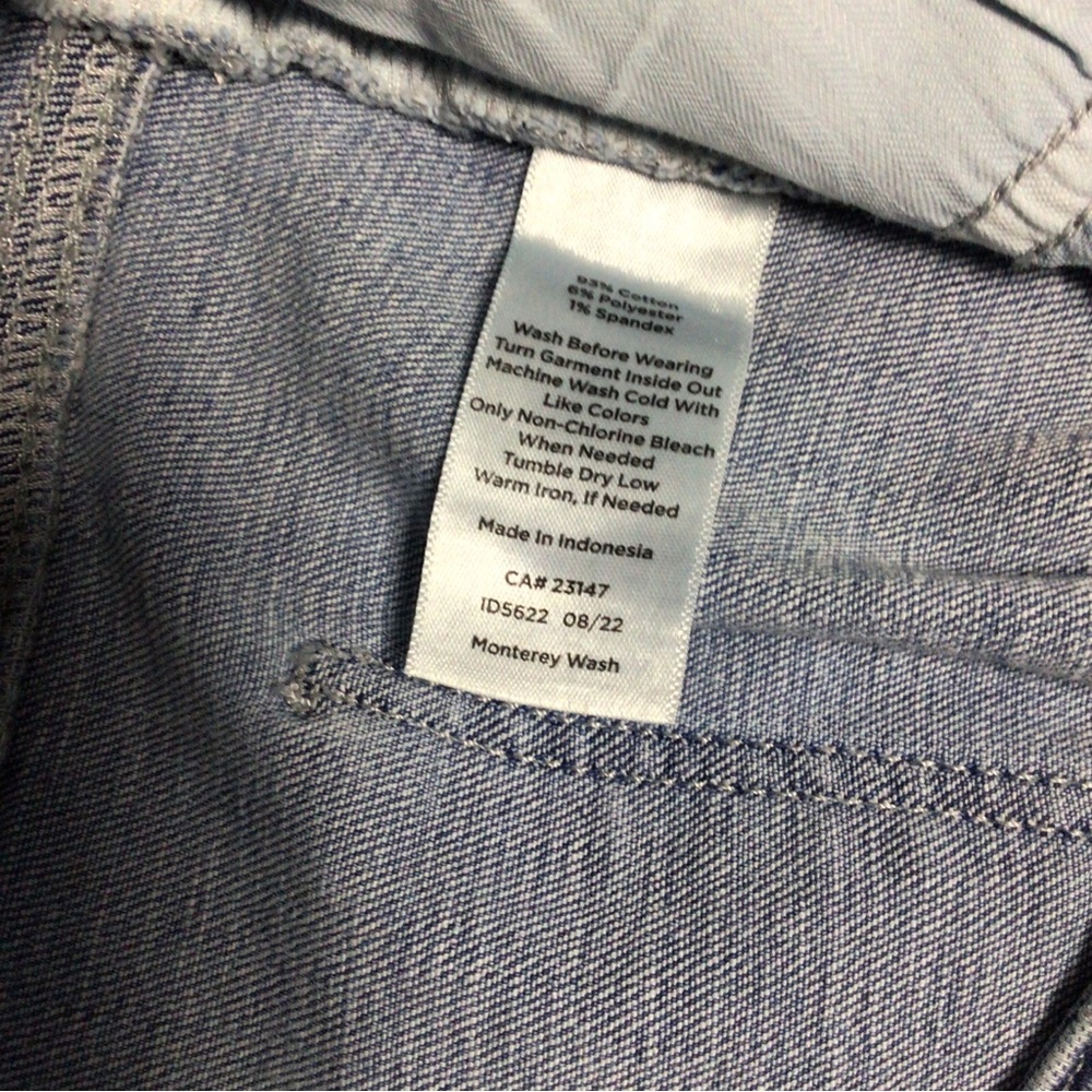 Talbots Slim Ankle Blue Curvy Women's Jeans 14 Denim Medium Wash - Picture 11 of 11